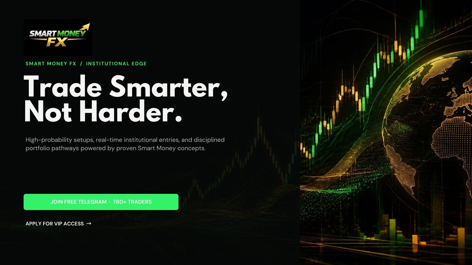 Deck slide 1 — Trade Smarter, Not Harder